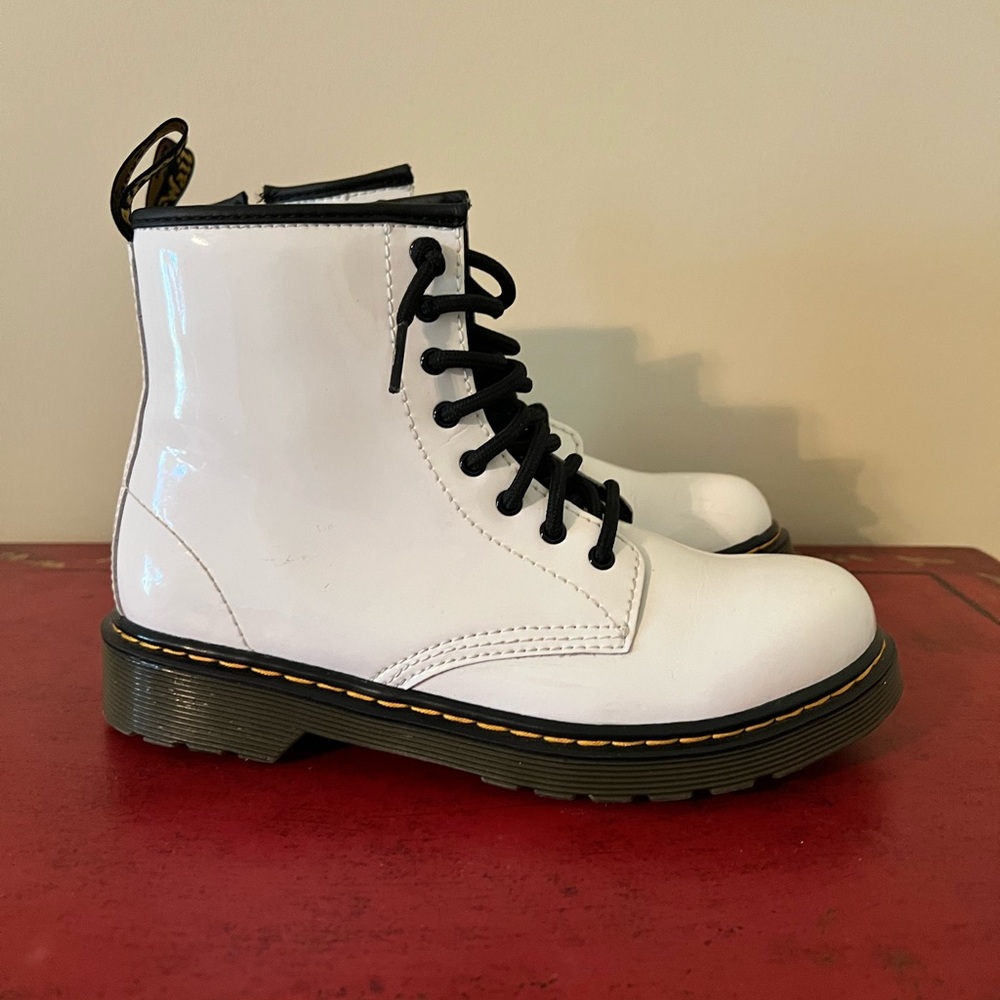 Like-New Dr. Martens 1460 White Boots